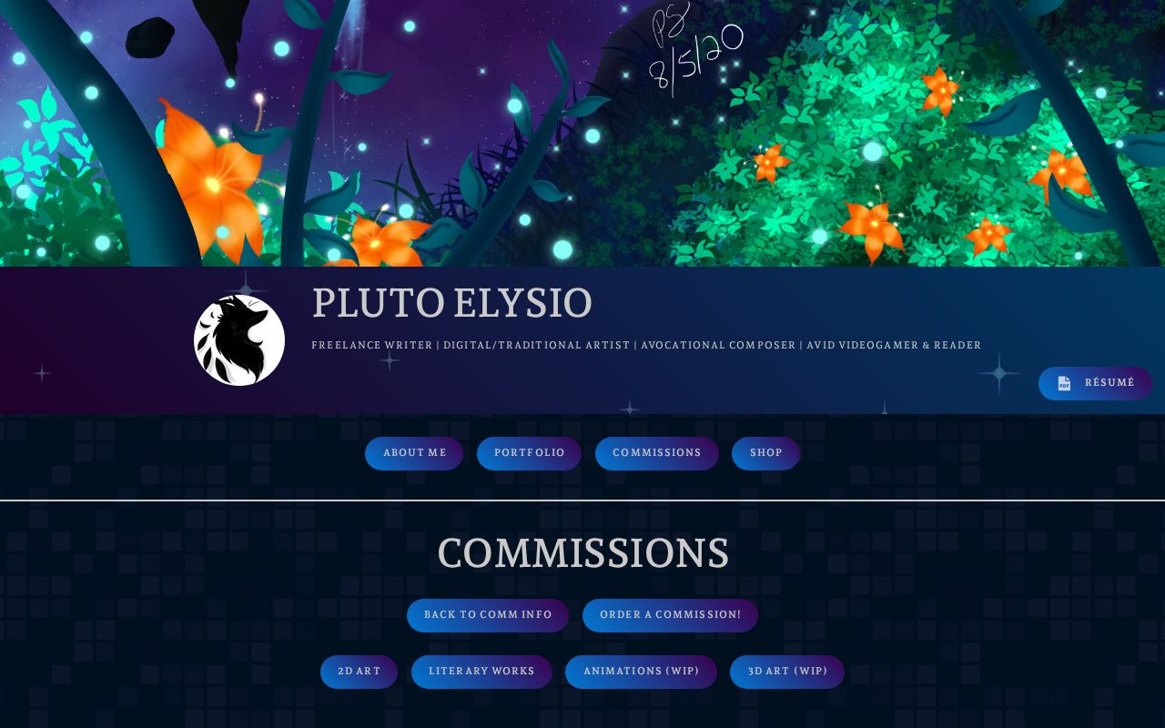 PlutoniumElysio - Commissions Page